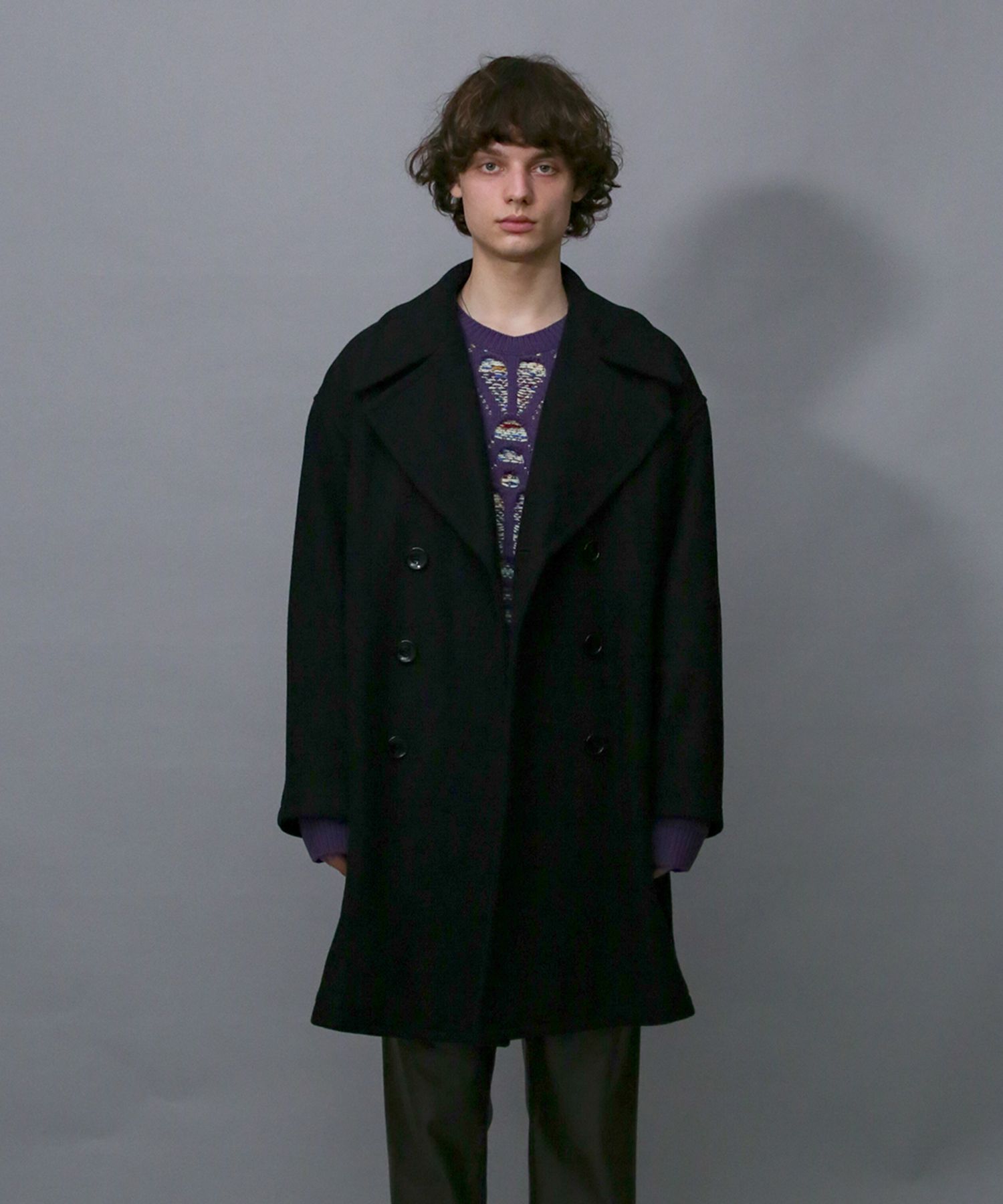 MELTON OVERSIZE P-COAT / メルトン オーバーサイズ コート / 779201