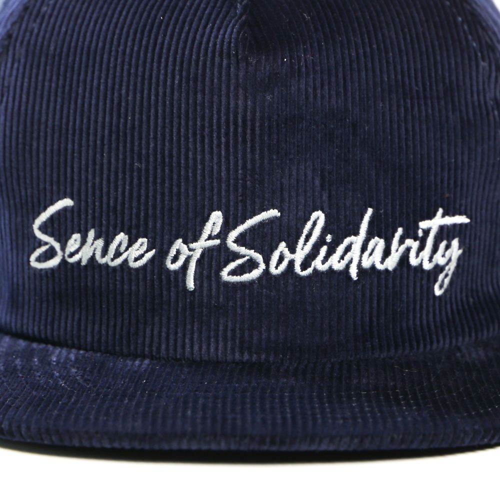 CORDUROY CAP "SENCE OF SOLIDALITY" / コーデュロイ キャップ / 21'RA-0914