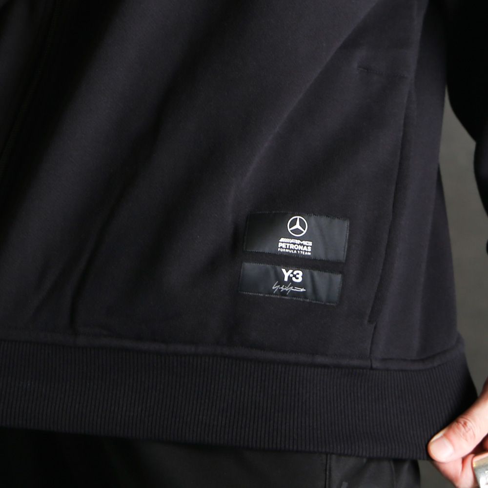 U F1 ZIP HOODIE - BLACK / ジップアップ パーカー / KR2242