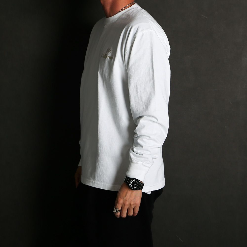 SD US Cotton Logo LS T - WHITE / Tシャツ / TSOLD120