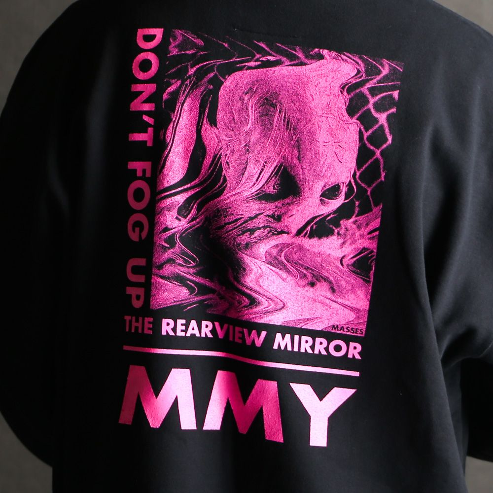 【ラスト1点-サイズ46】 MASSES × Maison MIHARA YASUHIRO / DON'T FOG UP PRINT HOODIE - BLACK / プルオーバー パーカー / C15HD043