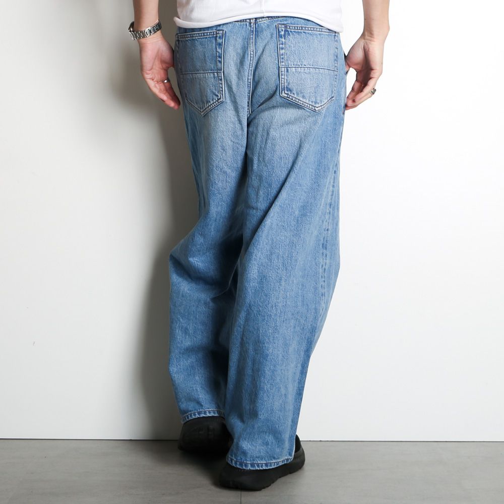 superNova. - 【ラスト1点-サイズL】 Selvedge wide jeans - Bio