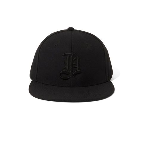 H-Baseball CAP - BLK×BLK / ベースボールキャップ / HG-041226