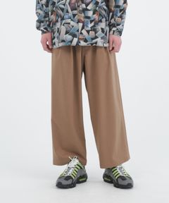 WORSTED WOOL-LIKE TWILL PT / 2タックワイドイージーパンツ / 478214