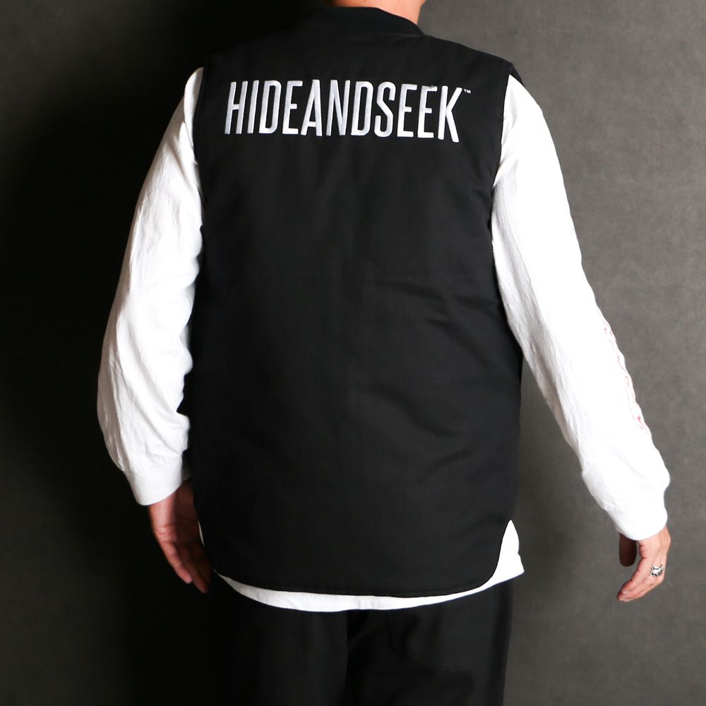 HideandSeek - 【ラスト1点-サイズL】 Work Zip Vest(24aw