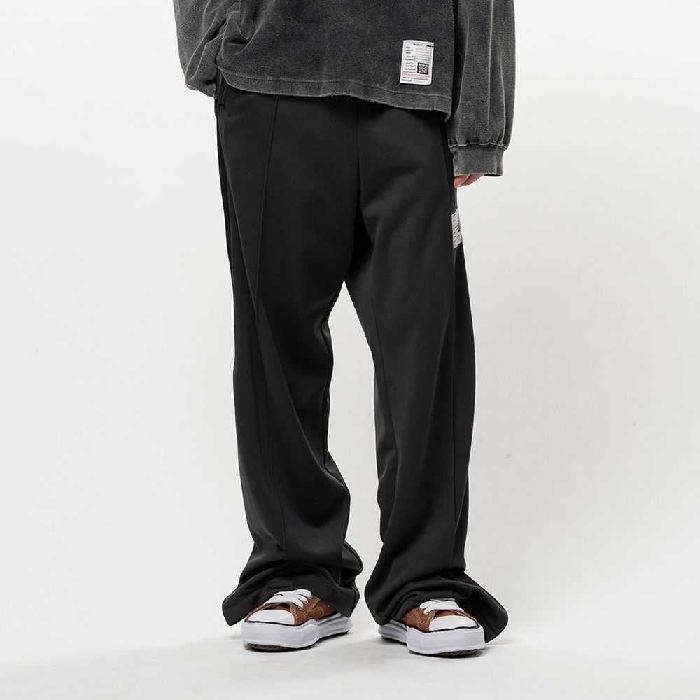 Folded Track Pants - BLACK / フォールデッド トラックパンツ / A17PT562