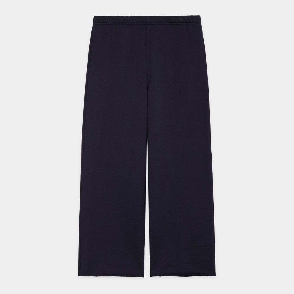 【ラスト1点-サイズ2】 GYM PANTS - D.NAVY / オーガニックコットンヘビー吊裏毛 - ジムパンツ / A25D03PT01C