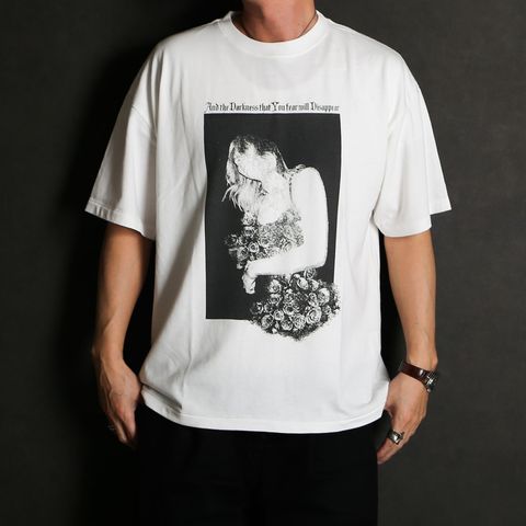 “SWEET SMILE” Tee T/C - WHITE / グラフィック Tシャツ / G16TS096