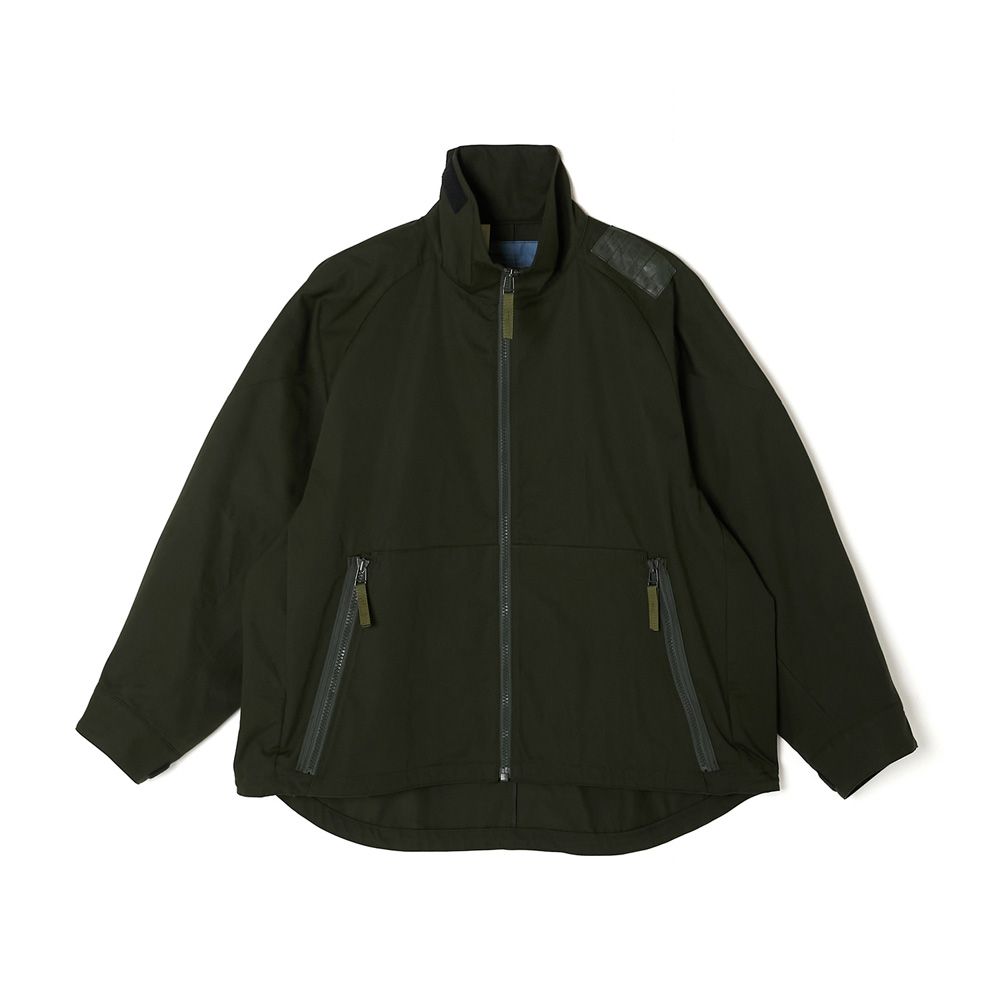 N.HOOLYWOOD - STAND COLLAR BLOUSON - D.KHAKI / 9242-BL03-005 | chemical  conbination