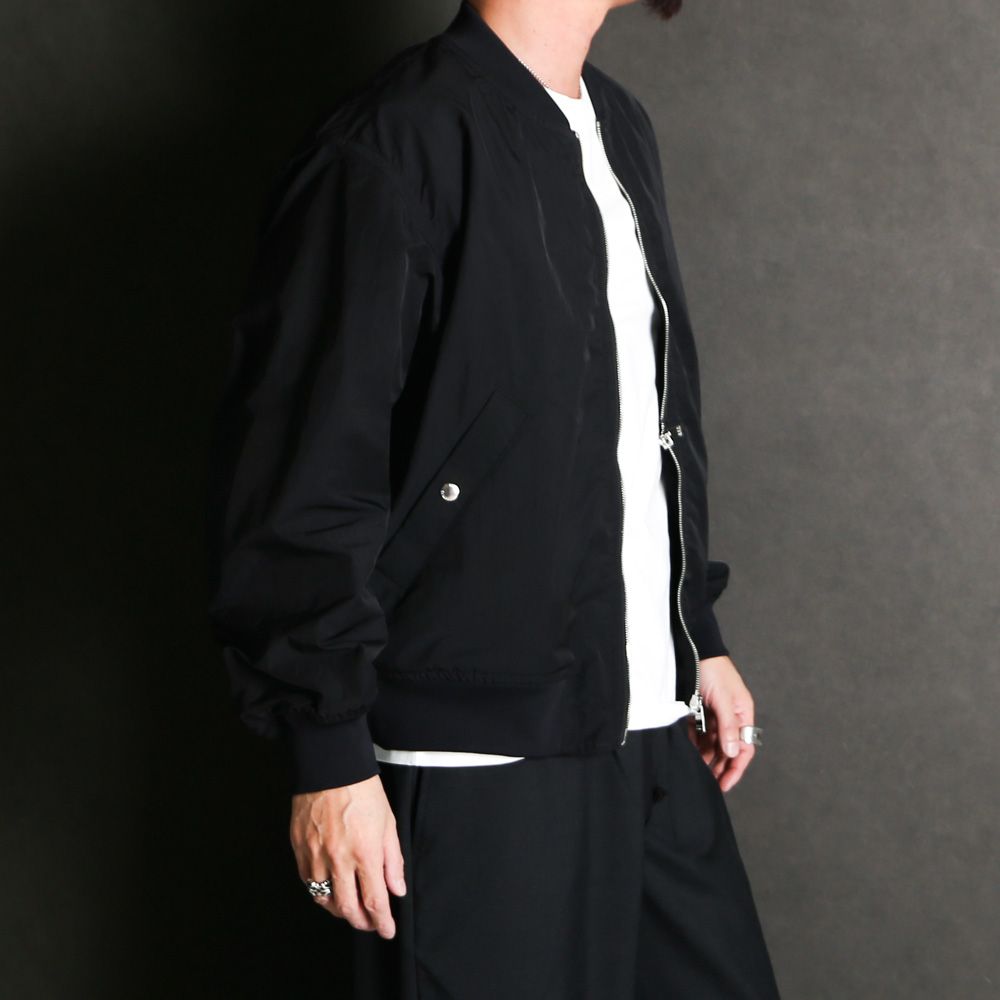 【ラスト1点-サイズ03】TOMORI トモリ - BLACK / ミリタリージャケット / MCKZ0401033588