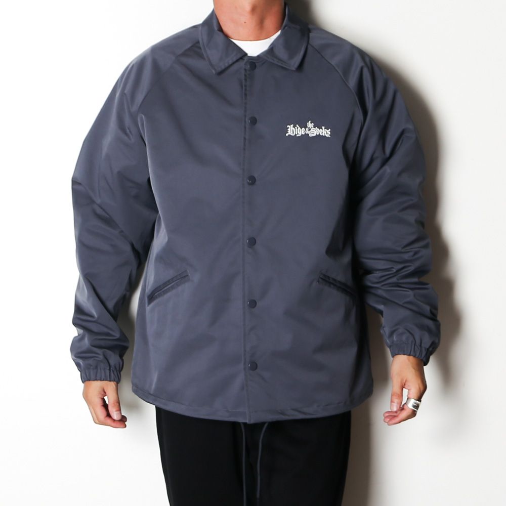 " HIDEANDSEEK × Toru Nishiura " / The H&S Team Jacket - C-GRY / コーチジャケット / H30th-091326