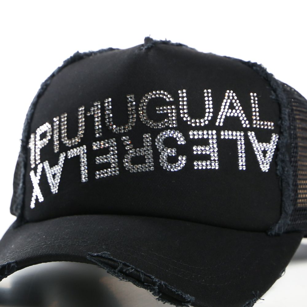 DOUBLE LOGO RHINESTONE CAP / ダブルロゴ ラインストーンキャップ / USZ-21001