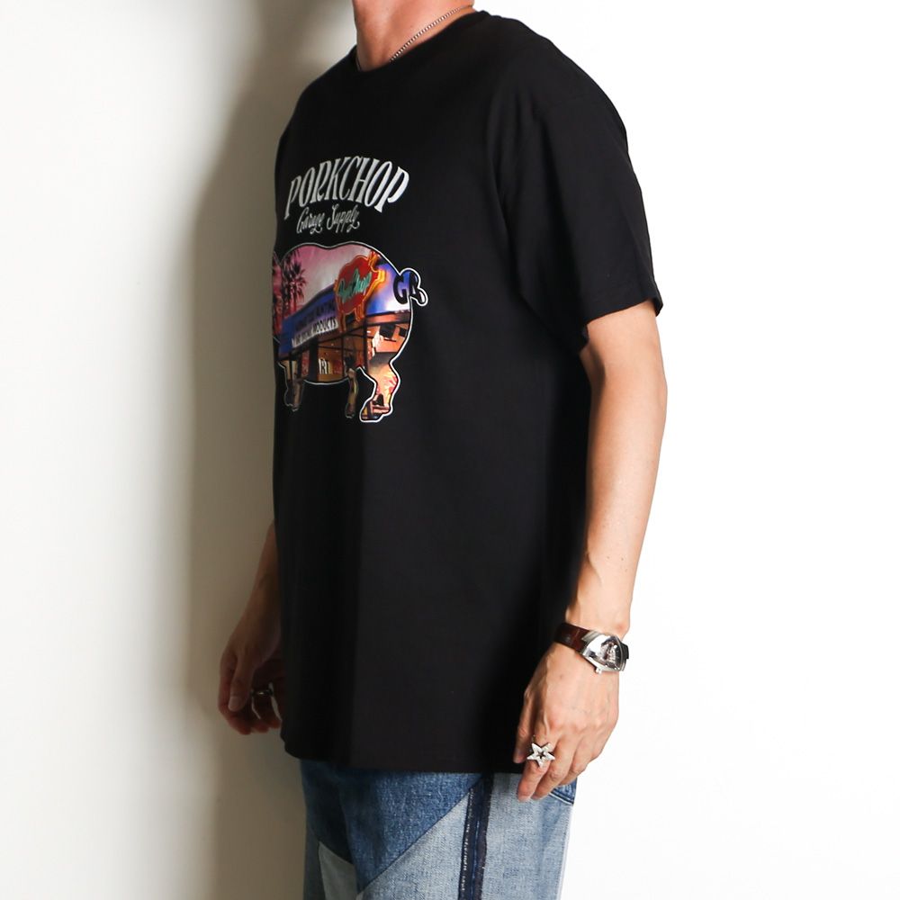 PCP STORE TEE - BLACK / ショートスリーブTシャツ