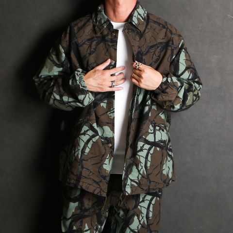 【ラスト1点-サイズL】SNUP JKT GRAY CAMO / シャツジャケット / 1242039