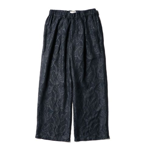 Relax easy pant - Paisley jacquard / イージーパンツ - ペイズリージャガード / SN-473A