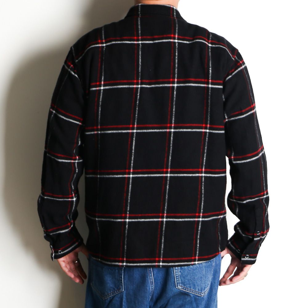 COTTON FLANNEL CHECK SHIRT-  RED / チェックシャツ / 25'RS-0907