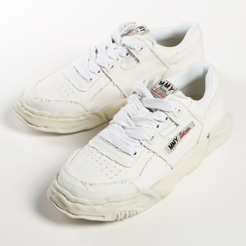 "PARKER" original sole washed canvas Low-Top sneaker / A08FW733