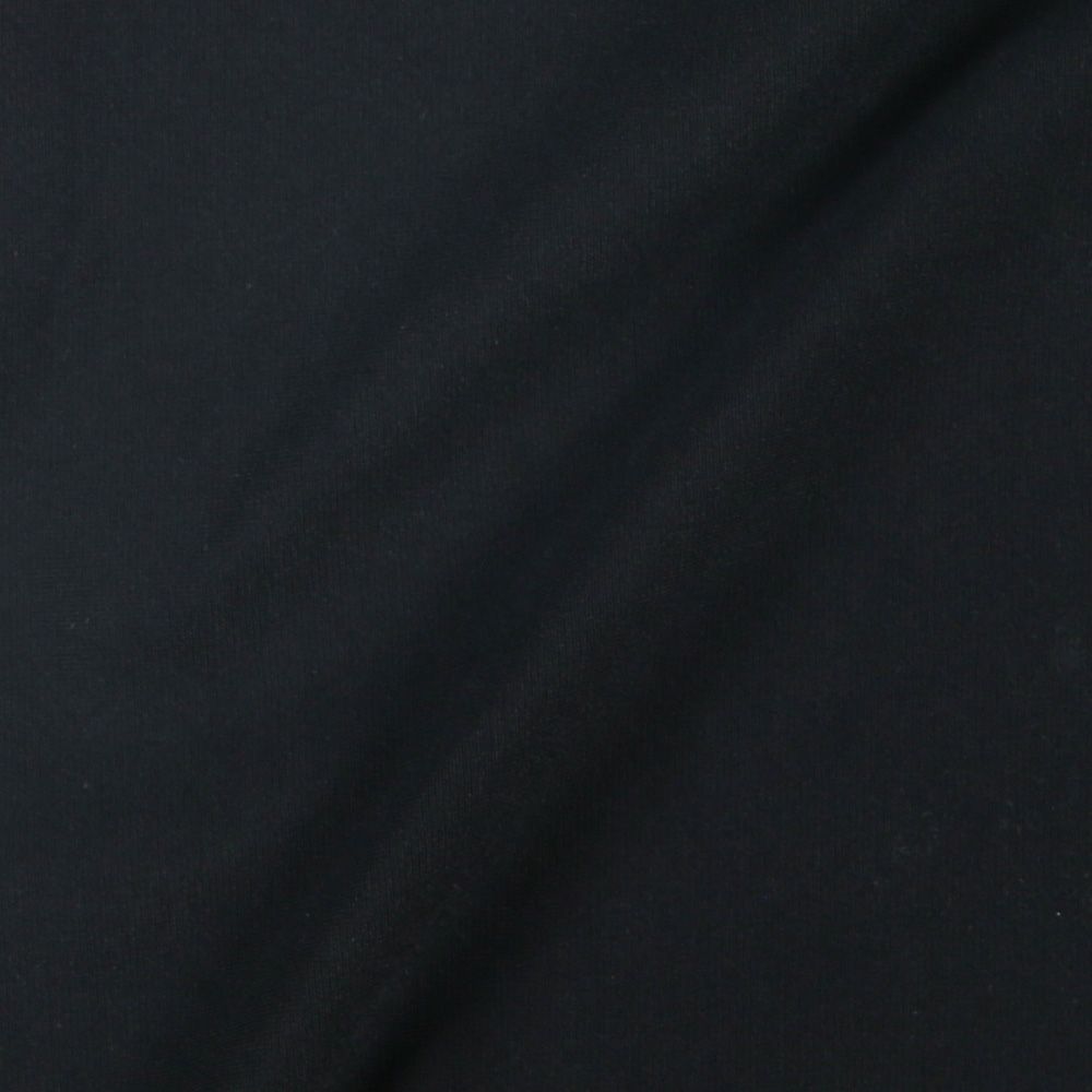 leather pocket overnylon T - BLACK / エコレザーポケット ルーズTシャツ / RC35-T-005