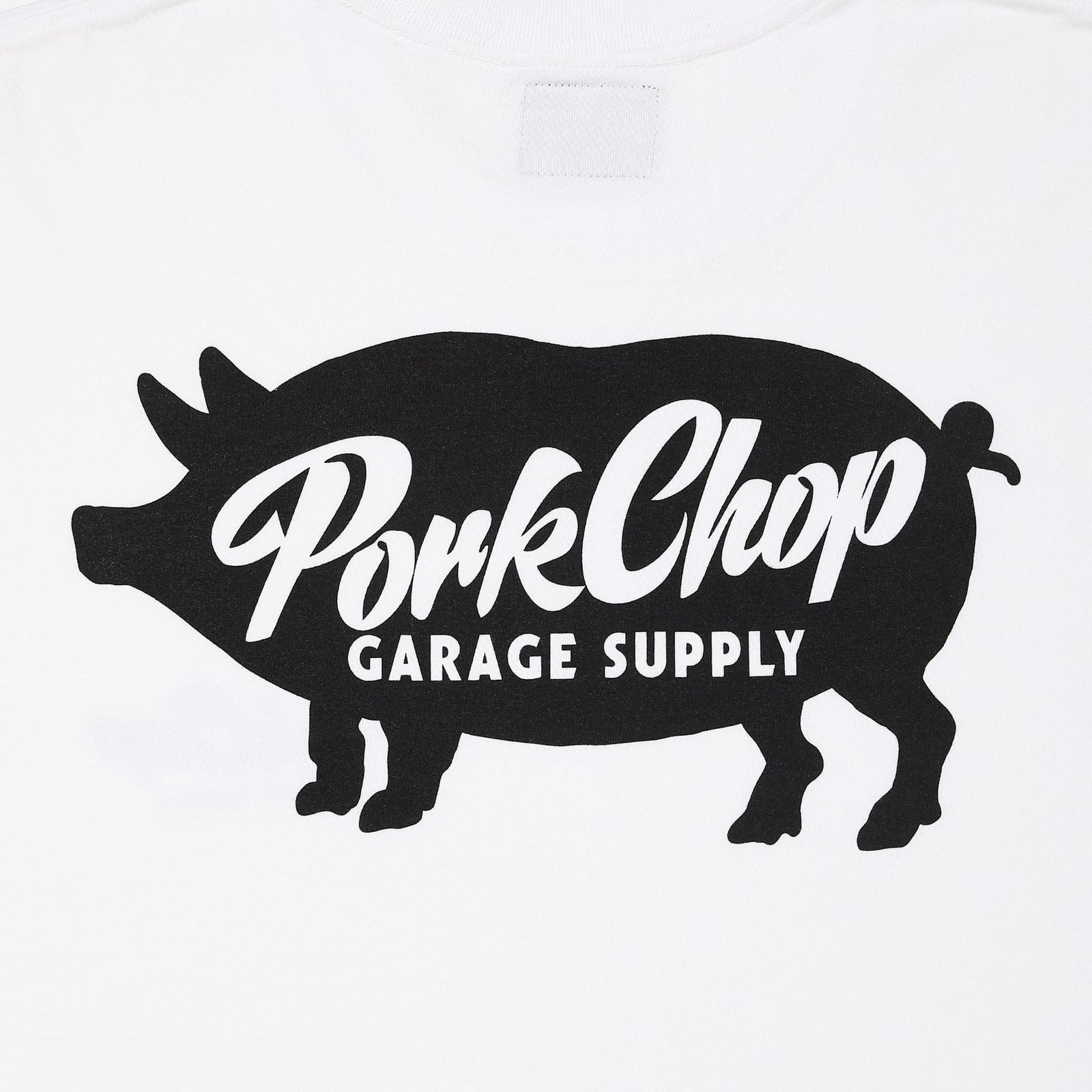 SCRIPT PORK L/S TEE - WHITE / ロングスリーブTシャツ