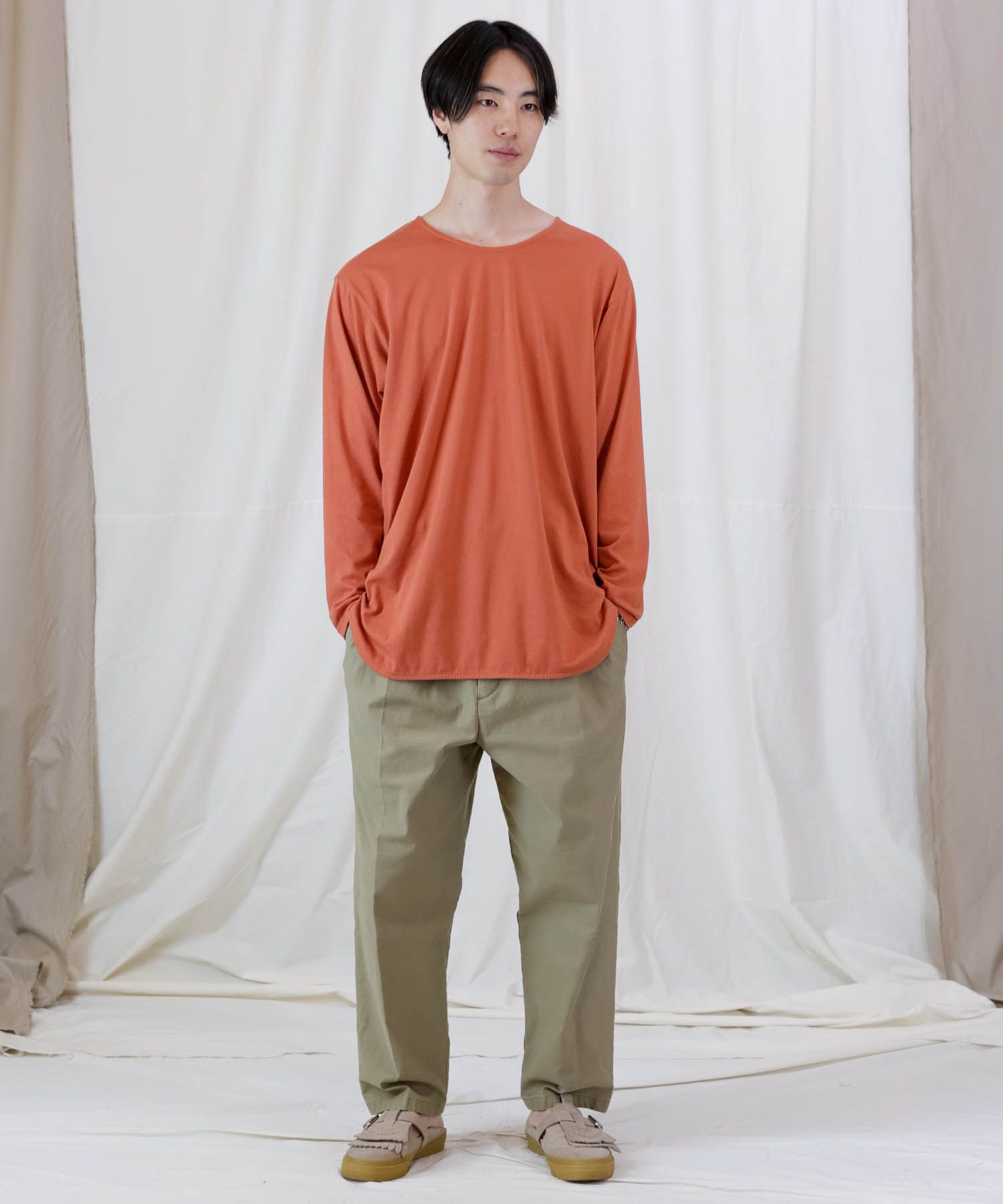 LAYERED LONG CS / レイヤード ロングカットソー / 179101