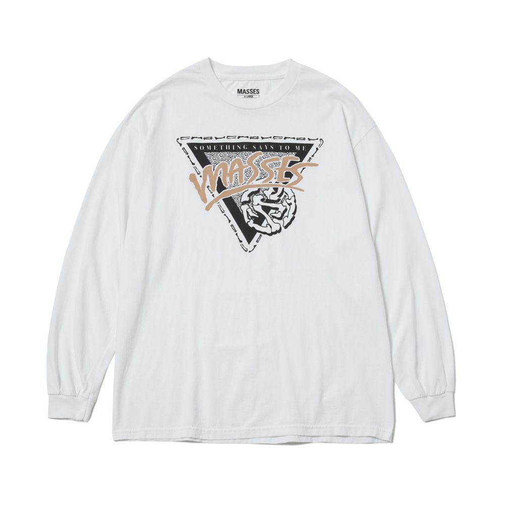 2024公式店舗 WHITE MASSES マシス T-SHIRTS L/S EAGLE EYE