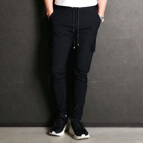 Darrell cargo PT - BLACK / ナイロン カーゴパンツ ダレル / BASIC-ST-010