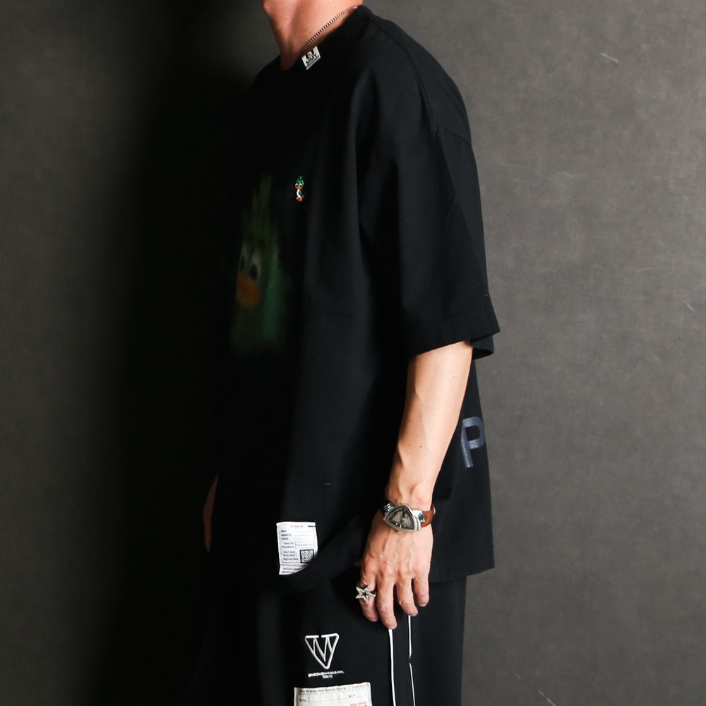 Leon Printed Tee - BLACK / レオン プリンテッド Tシャツ / J16TS861