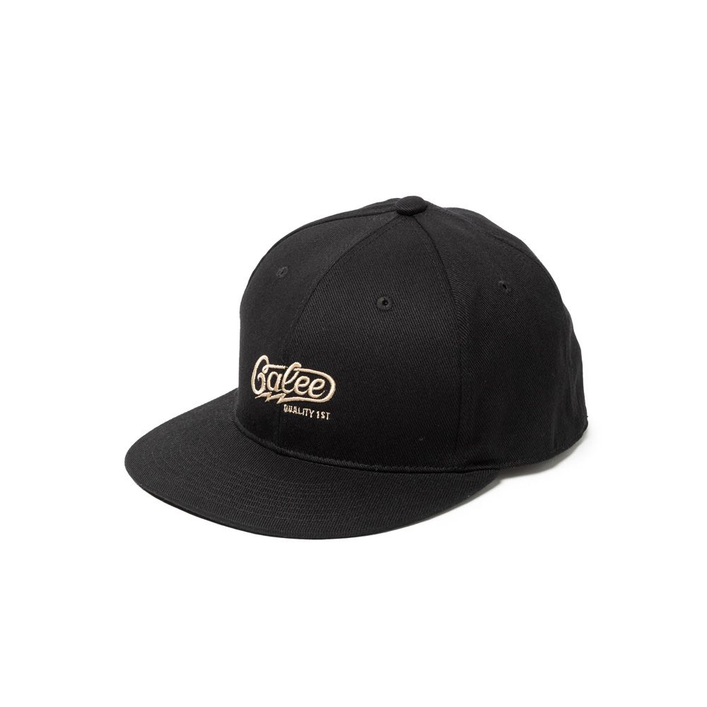CALEE - CALEE LOGO EMBROIDERY TWILL CAP - BLACK × BLUE