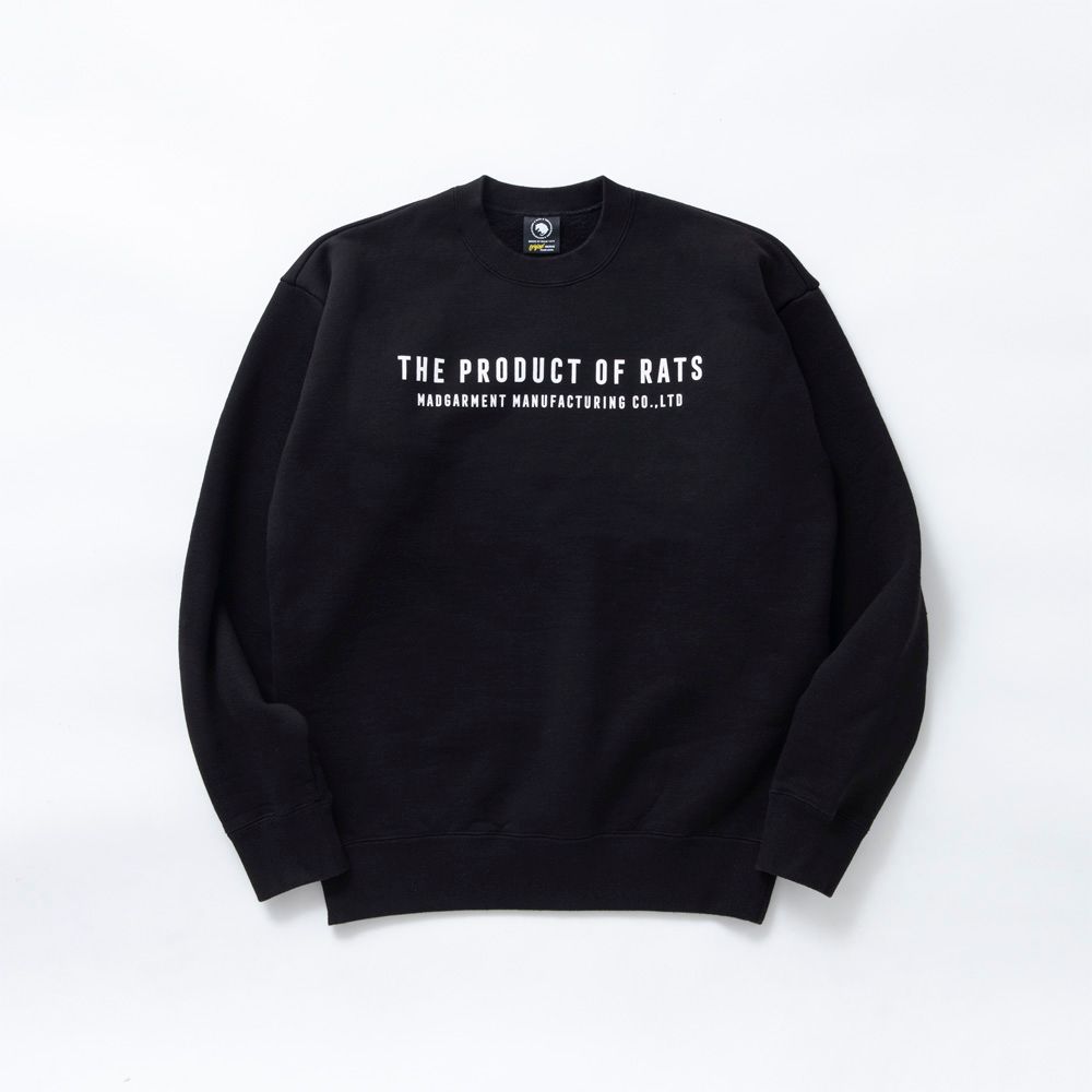 RATS - TPOR CREW NECK SWEAT BOLT / クルーネック スウェット / 22