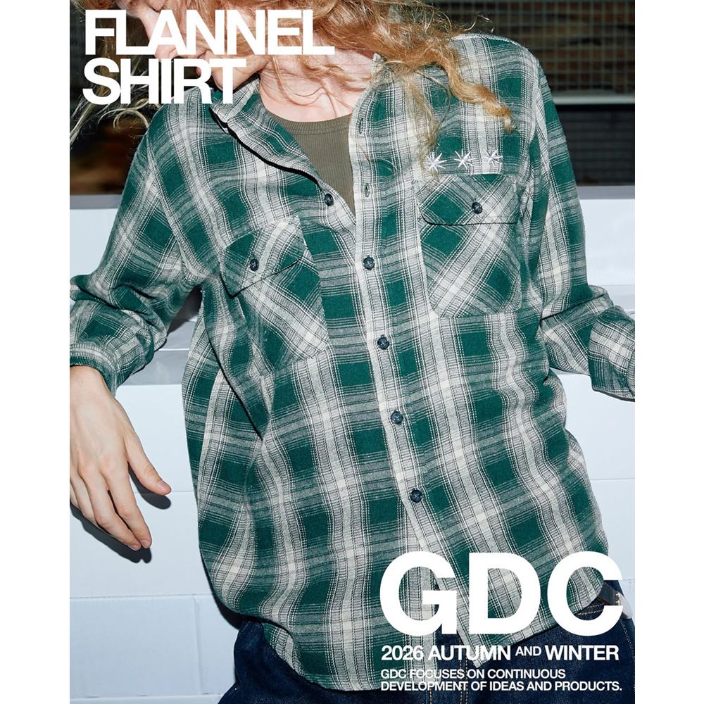 Flannel Shirt - Green / フランネルシャツ / GD0468
