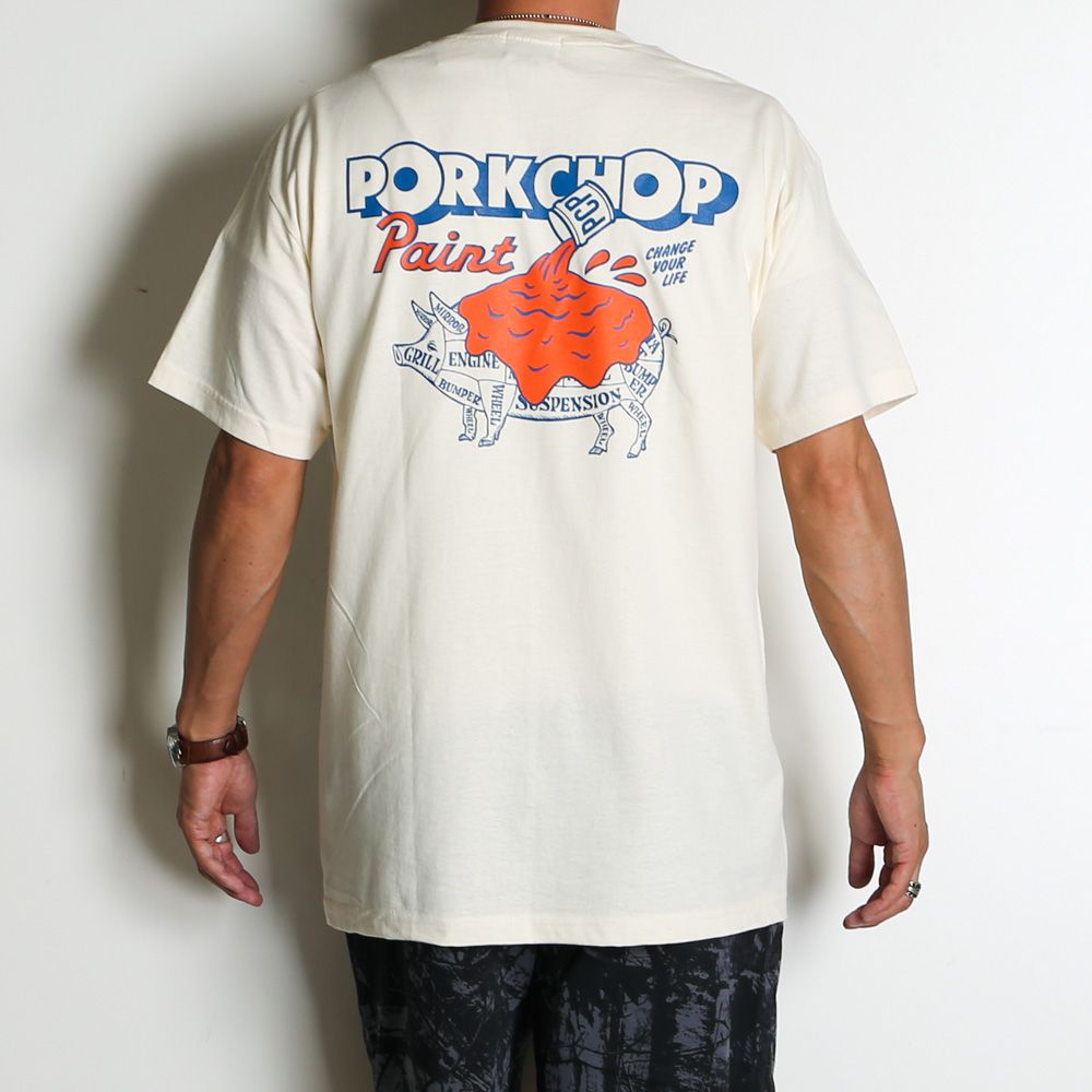 PCP PORK TEE - CREAM / ショートスリーブTシャツ