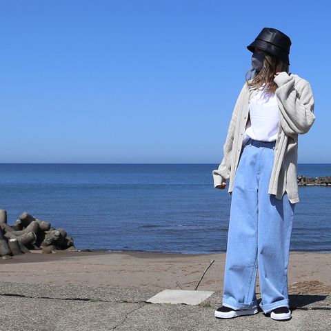 【VICTIM】【Maison MIHARA YASUHIRO】 コーデ(女性モデル163cm)