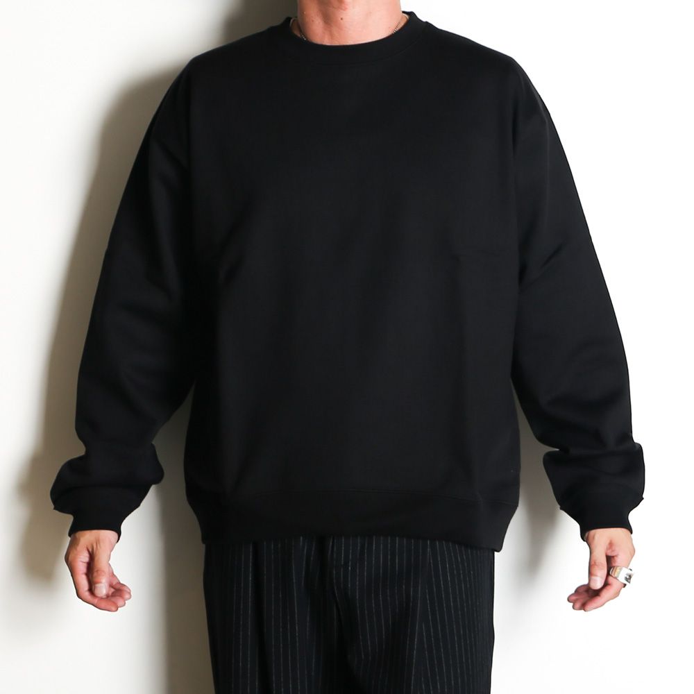 【ラスト1点-サイズ3】 Comfort Sweat - Black / オーガニックコットンヘビー吊裏毛 - コンフォートスウェット / A26C13CS04C