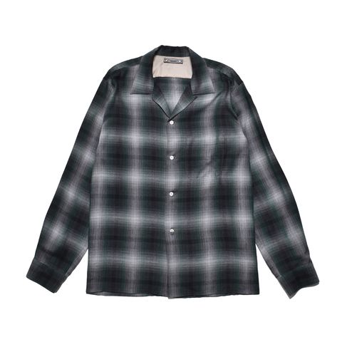 T.Rayon Ombre Open Collar Shirt  - GPT / MDFBF09501