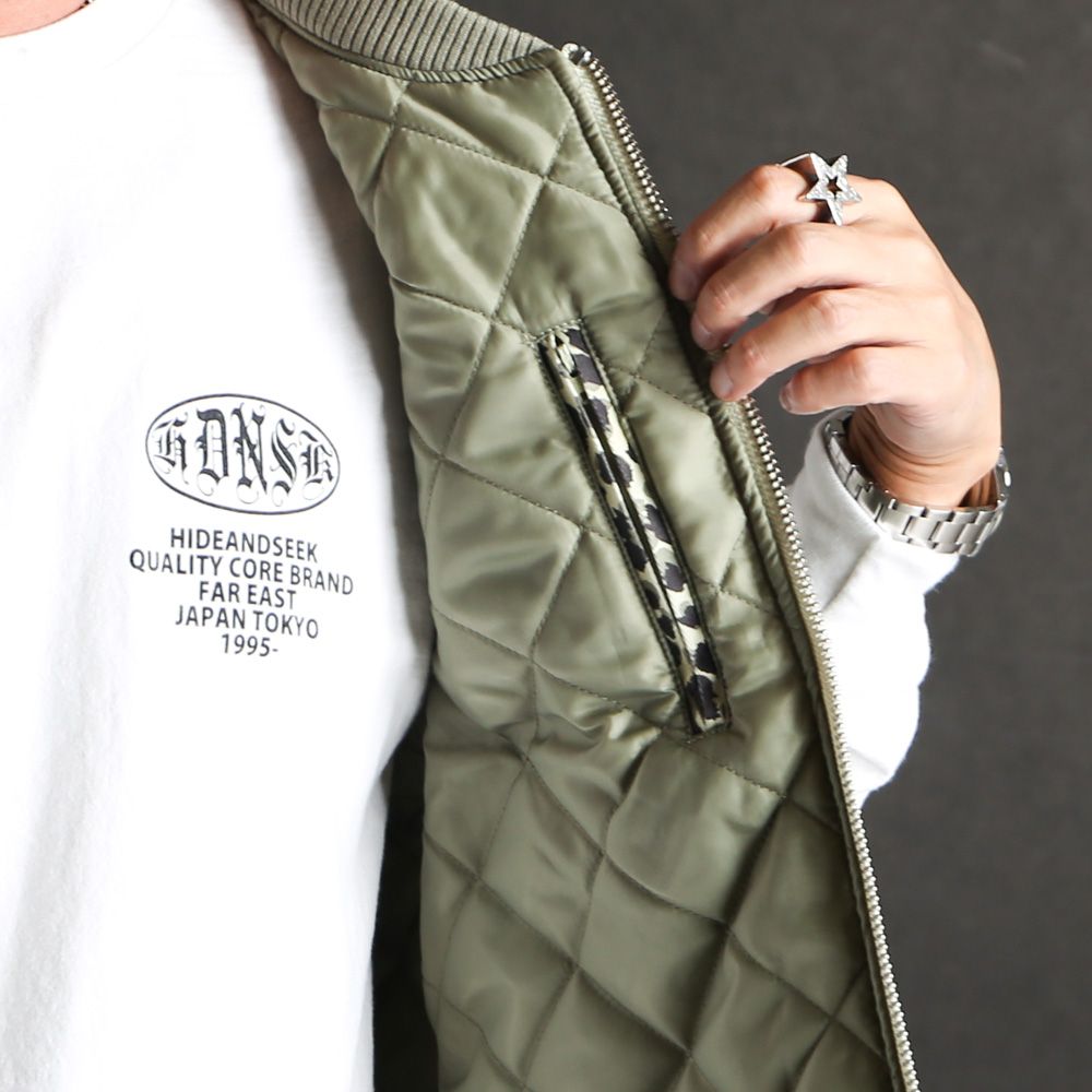 Camo Zip Work Vest - Panther / ワークベスト / HJ-100225