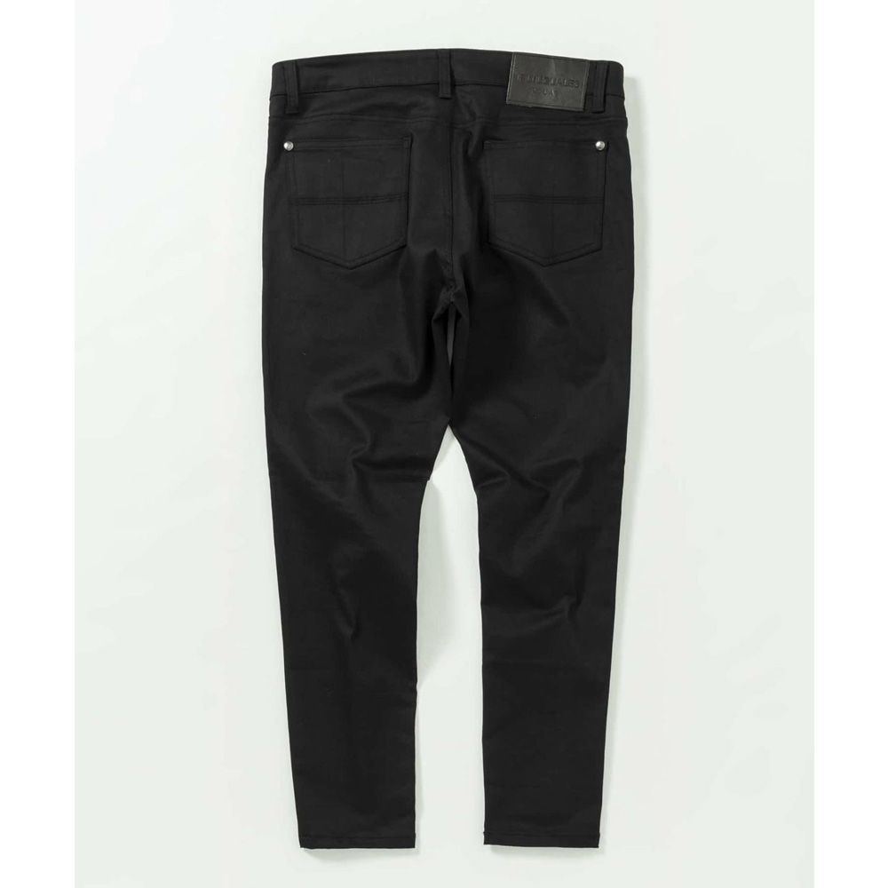 SKINNY PANTS - BLACK / グラデーションロゴ スキニーパンツ / USB-24052
