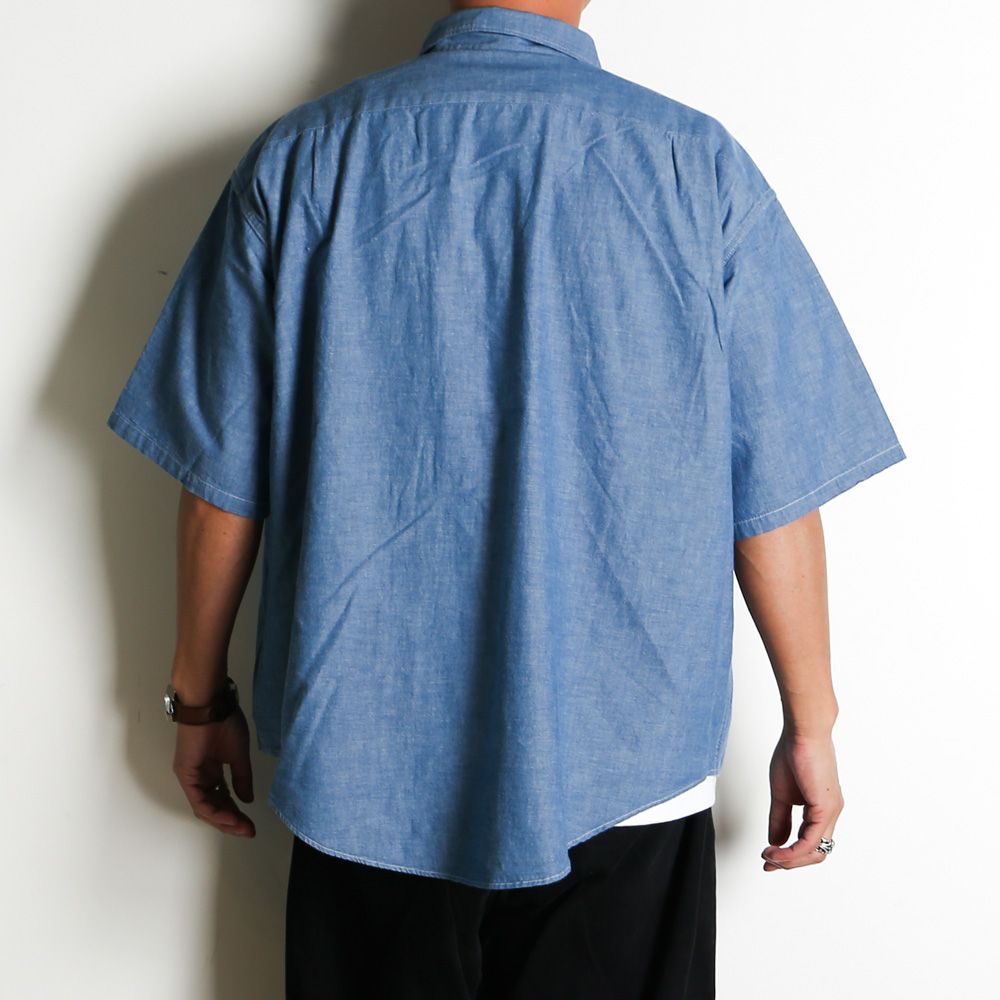 × BIG MAC /  HALF SLEEVE SHIRT - BLUE / 2261-SH60-027
