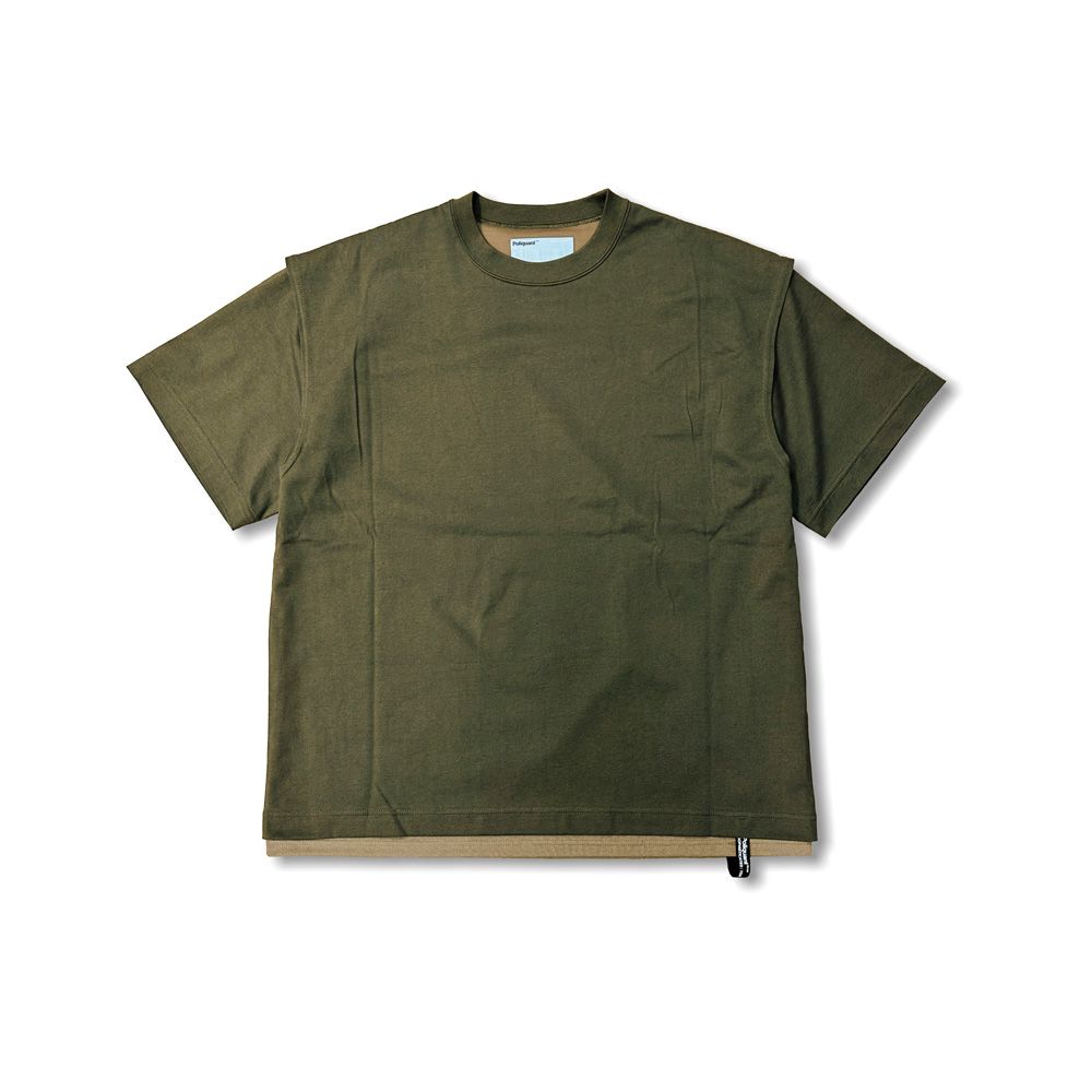 【ラスト1点-サイズ2】 THE FUNCTIONAL LAYERED S/S TEE WITH BREATHABLE - KHAKI / 2401002