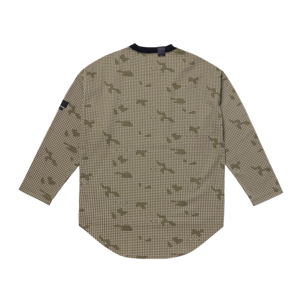 N.HOOLYWOOD - LONG SLEEVE T-SHIRT / REBEL FABRIC by UNDERCOVER /  2212-CS13-018 peg | chemical conbination