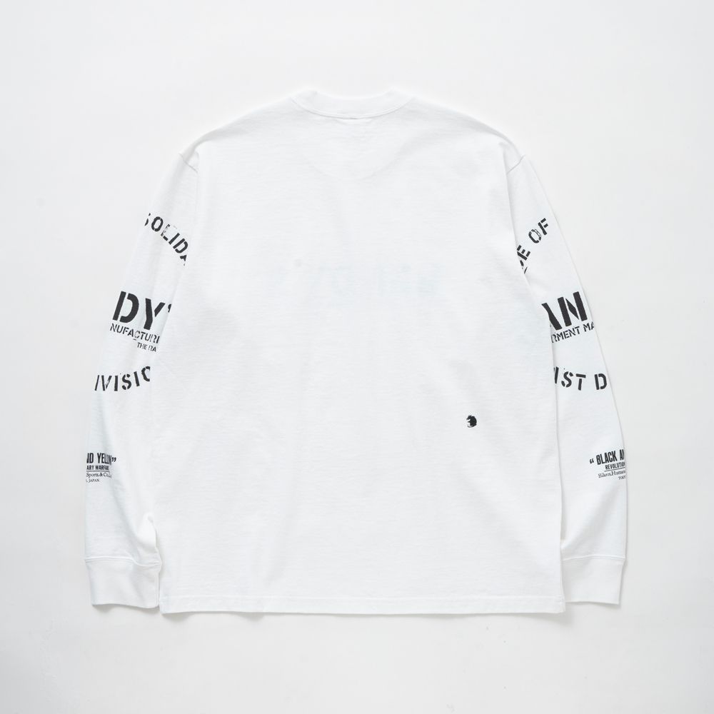 STAMP LOGO L/S TEE - WHITE / Tシャツ / 24'RTC-0802