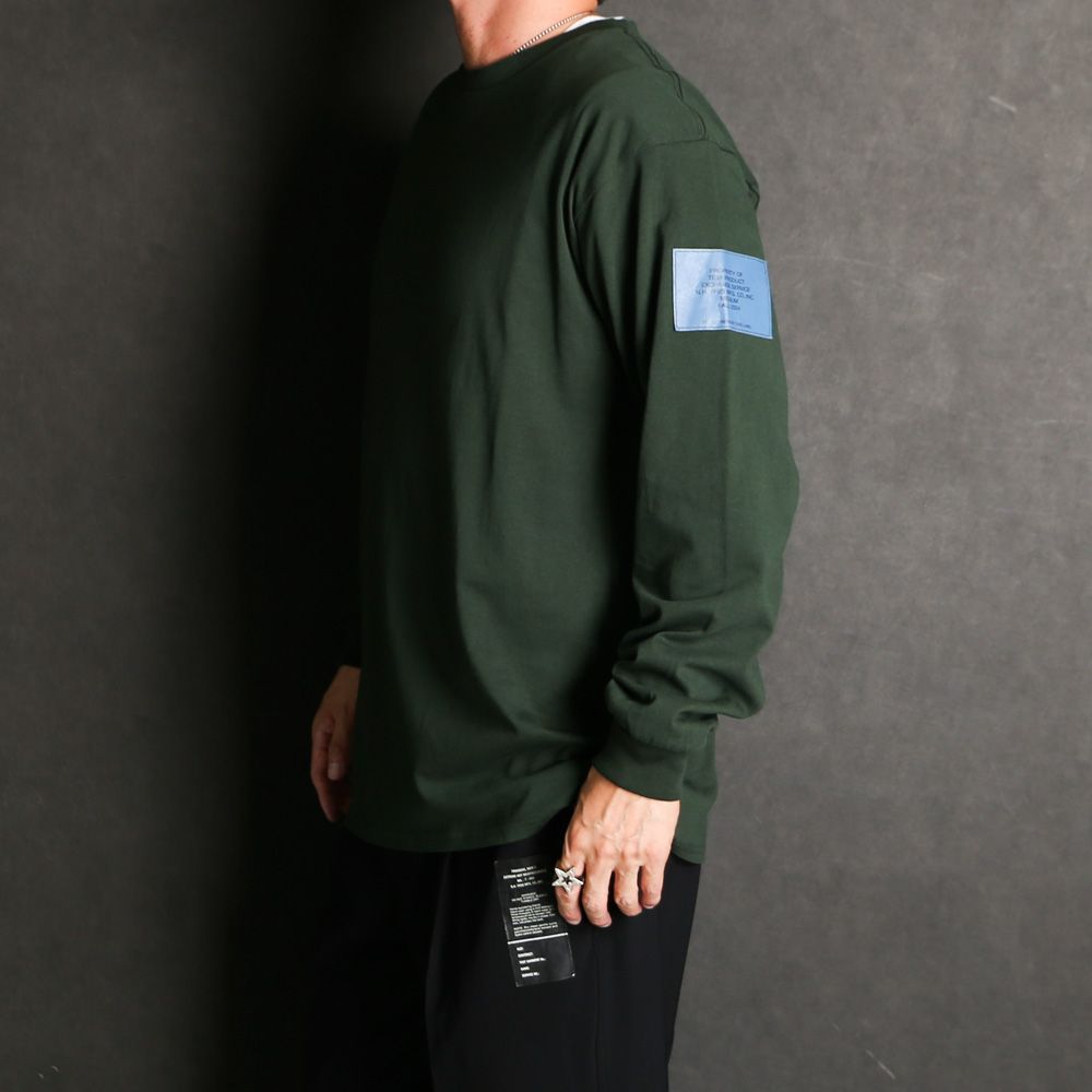 【ラスト1点-サイズ38】 LONG SLEEVE T-SHIRT - D.KHAKI / 9242-CS82