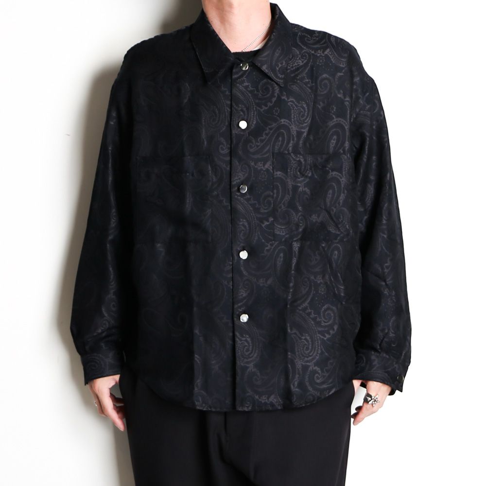 superNova. - Big shirt jacket 弐 - Paisley jacquard / シャツ