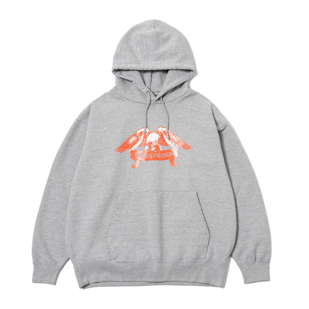 MASSES - 【ラスト1点-サイズL】 SWEAT HOODED FREEDOM WASH