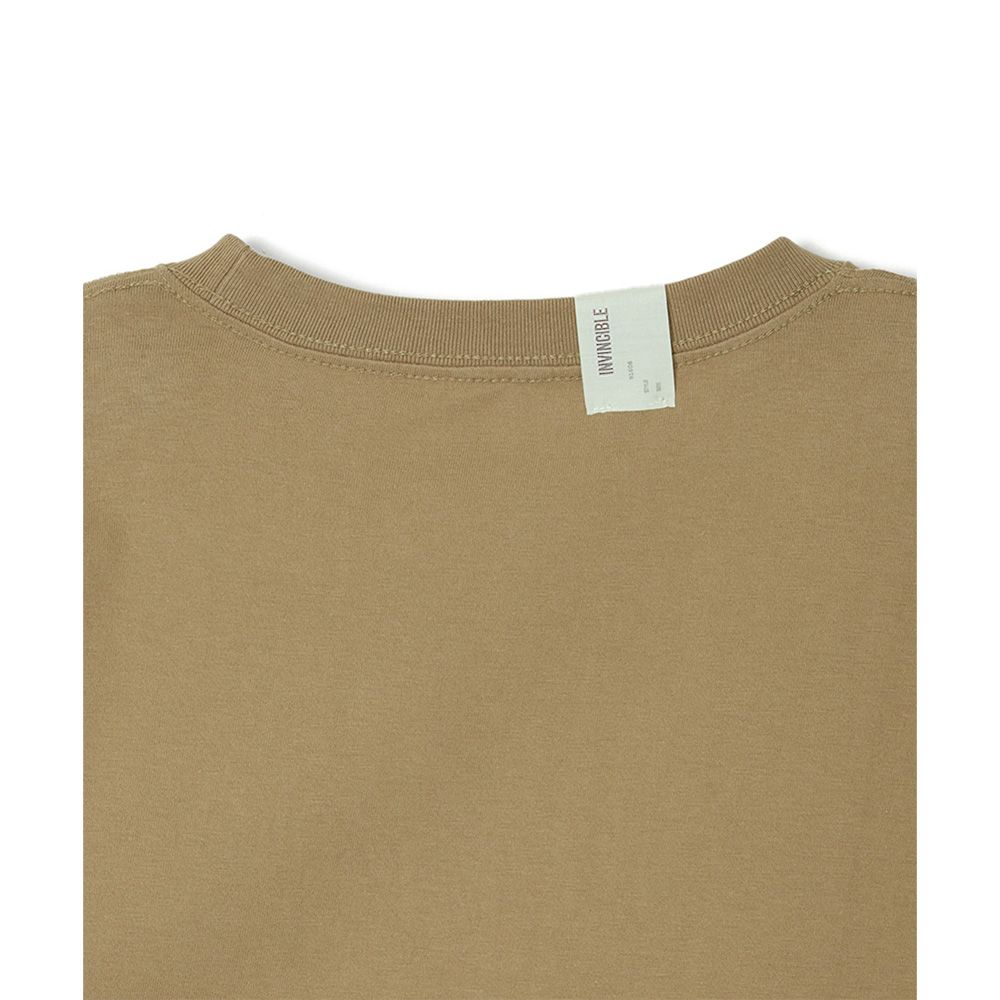 × INVINCIBLE®︎ / CREW NECK  T-SHIRT - BEIGE / 9245-CS84