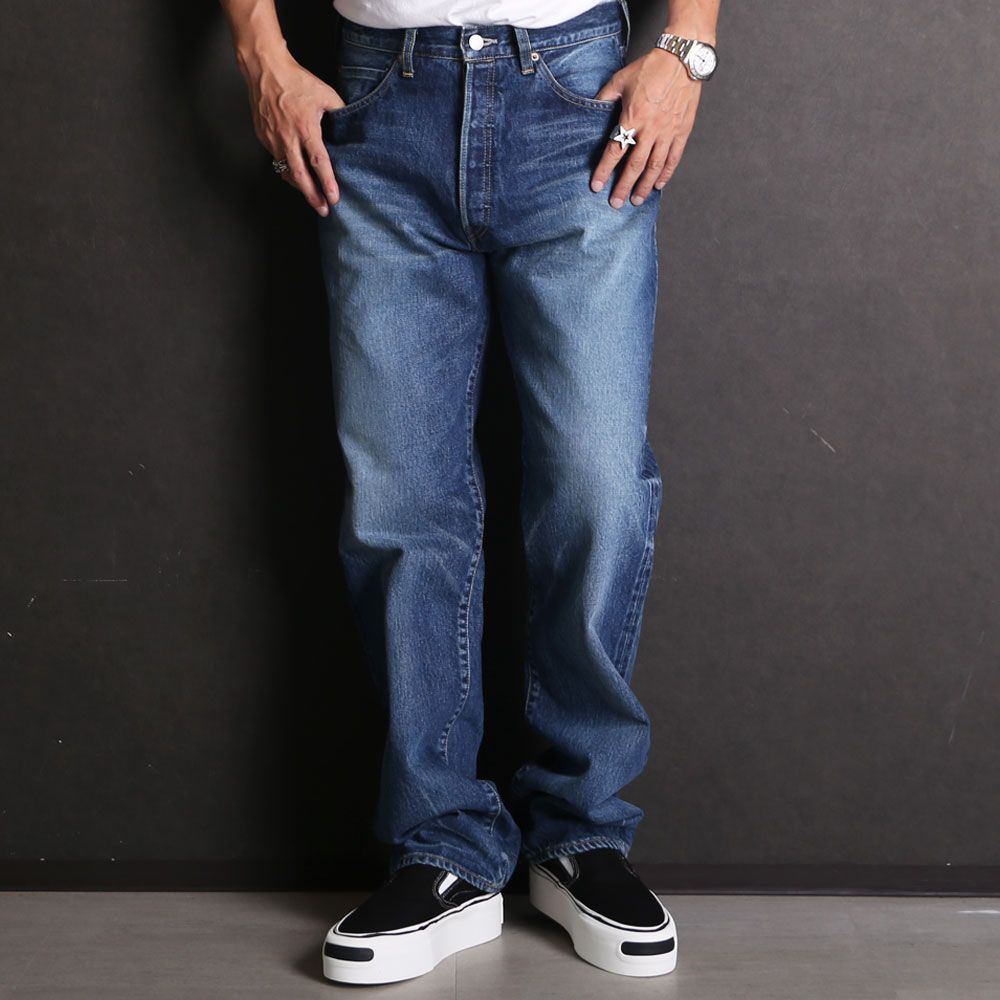 DENIM 5P PANTS H.WASH / ワイドストレート デニムパンツ / 1252005