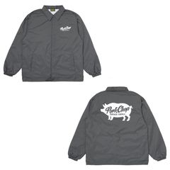 【ラスト1点-サイズXL】 SCRIPT PORK COACH JKT - CEMENT / コーチジャケット