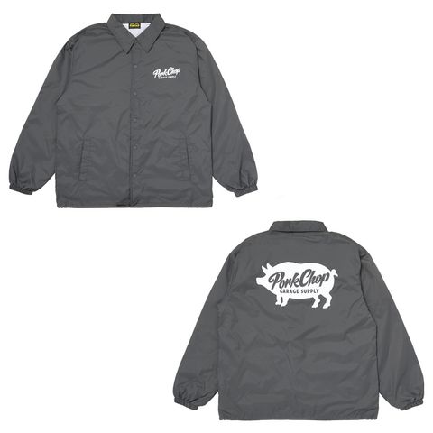 SCRIPT PORK COACH JKT - CEMENT / コーチジャケット