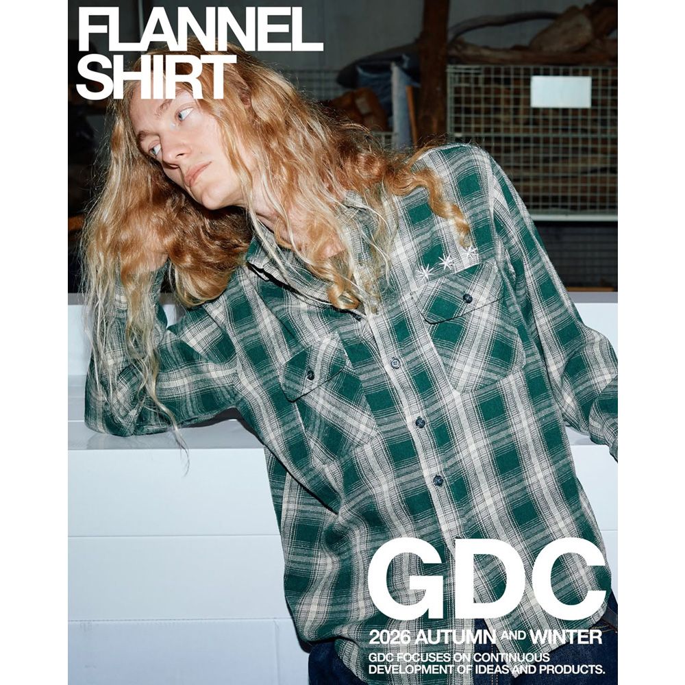 Flannel Shirt - Green / フランネルシャツ / GD0468
