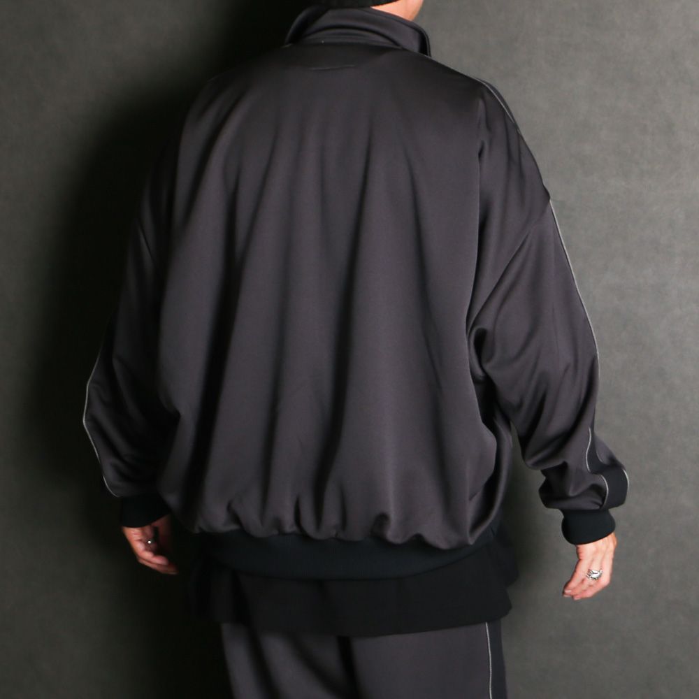 【ラスト1点-サイズ46】 Wide Back Track Jacket - BLACK / ワイドバック トラックジャケット / A17JK561