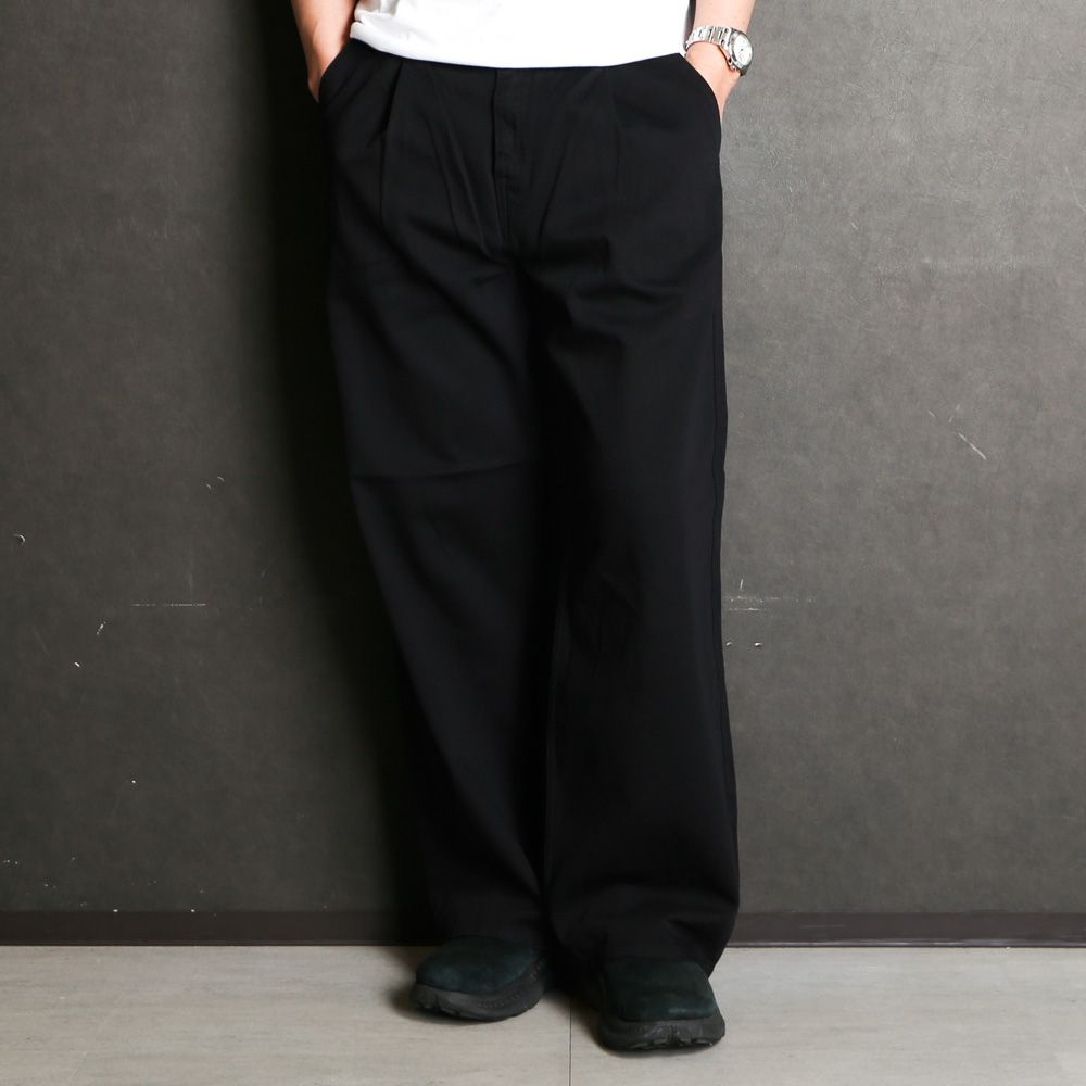 Katsuragi wide jeans / ワイドデニム - コットンドリルツイル / SNJ-39A